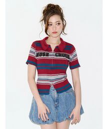 EVRIS | Embroidery ZIP ニットトップス(ニット/セーター)