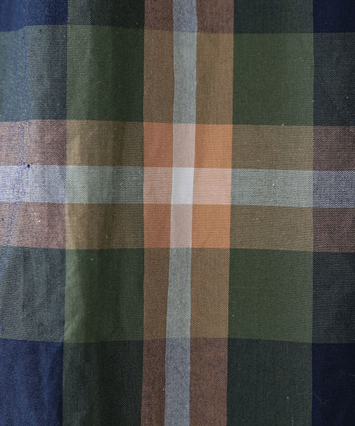 BEAMS BOY（ビームスボーイ）の「BEAMS BOY / BOY ビッグタータン スカート（スカート・レディース・サックスブルー/ネイビー/ナチュラル・ONE SIZE）」の8枚目の写真