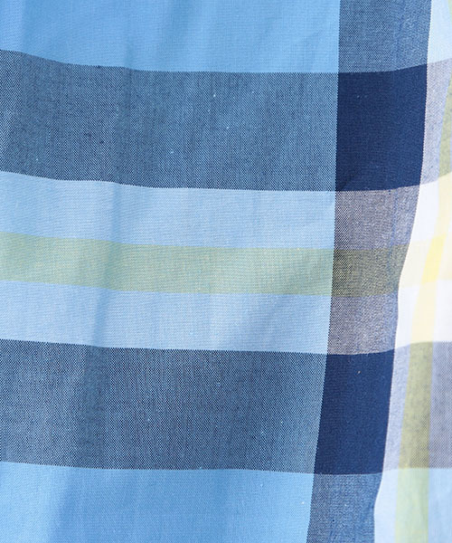 BEAMS BOY（ビームスボーイ）の「BEAMS BOY / BOY ビッグタータン スカート（スカート・レディース・サックスブルー/ネイビー/ナチュラル・ONE SIZE）」の10枚目の写真