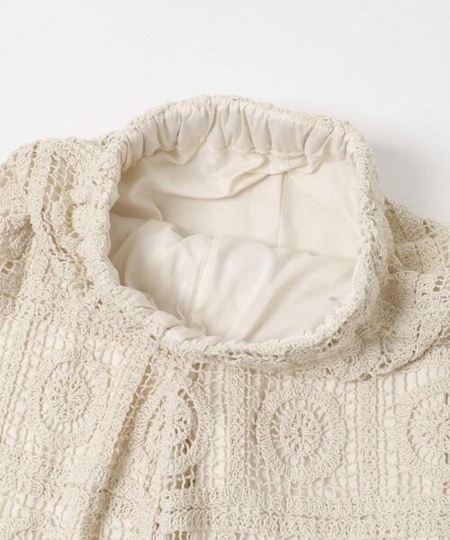 ITEMS URBANRESEARCH（アイテムズ アーバンリサーチ）の「クロシェパンツ（その他パンツ・レディース・ブラック/ベージュ・FREE）」の14枚目の写真