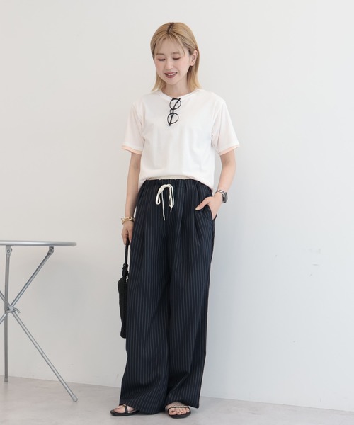 AMERICAN HOLIC(アメリカンホリック)の「【マルチ機能】Wウエストパンツ(その他パンツ・レディース・ブルー系その他4/杢グレー・L/M)」の9枚目の写真