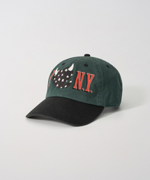 GARMENTS FAB（ガーメンツファブ）の「Washed I Love N.Y. Ball Cap (DARK GREEN)（キャップ）」