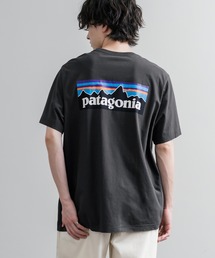 Patagonia パタゴニア MS P 6 LOGO T SHIRT オーガニックコットンバックプリントP-6ロゴ半袖Tシャツ