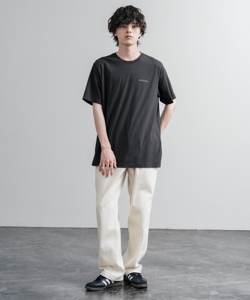 patagonia(パタゴニア)の「Patagonia パタゴニア MS P 6 LOGO T SHIRT オーガニックコットンバックプリントP-6ロゴ半袖Tシャツ(Tシャツ/カットソー・メンズ・ナチュラル/グリーン/ブラック/ブルー・XL/L/M/S)」の8枚目の写真