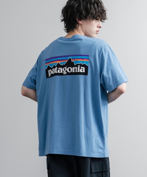 patagonia(パタゴニア)の「Patagonia パタゴニア MS P 6 LOGO T SHIRT オーガニックコットンバックプリントP-6ロゴ半袖Tシャツ(Tシャツ/カットソー・メンズ・ナチュラル/グリーン/ブラック/ブルー・XL/L/M/S)」の20枚目の写真