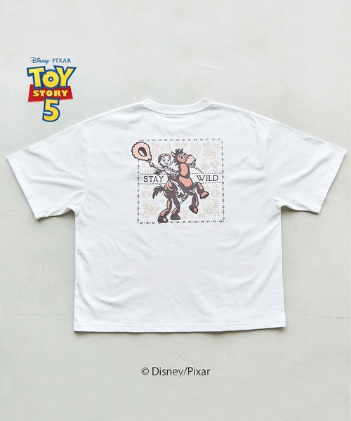 archives(アルシーヴ)の「【TOY STORY】ジェシー&ブルズアイ/プリントTオフ(Tシャツ/カットソー・レディース・オフホワイト・MEDIUM)」の1枚目の写真