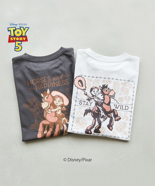 archives(アルシーヴ)の「【TOY STORY】ジェシー&ブルズアイ/プリントTオフ(Tシャツ/カットソー・レディース・オフホワイト・MEDIUM)」の3枚目の写真