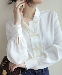 Coo+i（クーイ）の「チャイナ風ブラウス（シャツ/ブラウス）」