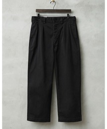 WAIPER.inc | WAIPER.inc フランス軍 1950~60年代 M-52 ヴィンテージ ツータック WESTPOINT チノトラウザー ストレート オーバーダイ【WP1002D】(チノパンツ)
