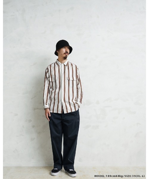 WAIPER.inc(ワイパーインク)の「WAIPER.inc フランス軍 1950~60年代 M-52 ヴィンテージ ツータック WESTPOINT チノトラウザー ストレート オーバーダイ【WP1002D】(チノパンツ・メンズ・ネイビー/ブラック/ベージュ系その他・L-Regular/L-Long)」の10枚目の写真