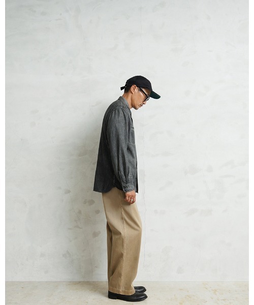 WAIPER.inc(ワイパーインク)の「WAIPER.inc フランス軍 1950~60年代 M-52 ヴィンテージ ツータック WESTPOINT チノトラウザー ストレート オーバーダイ【WP1002D】(チノパンツ・メンズ・ネイビー/ブラック/ベージュ系その他・L-Regular/L-Long)」の15枚目の写真