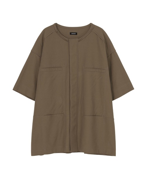 ZUCCa（ズッカ）の「(S)ギンガムドッキングジャージィー（Tシャツ