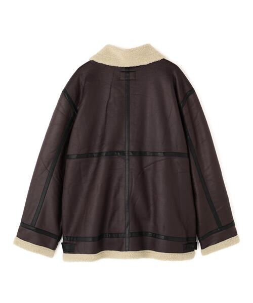 Alpha Industries（アルファインダストリーズ）の「Alpha Industries/アルファインダストリーズ/MOUTON B-3 RELAXED FIT JACKET/ムートンB-3 リラックスフィットジャケット（ムートンコート・メンズ・ブラック/ブラウン・S/M/L/2XL/XL/XS）」の16枚目の写真