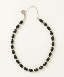 PRANK PROJECT | ブラックオーバルネックレス / Black Oval Necklace(ネックレス)