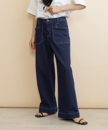 ワイドフレア デニムパンツ