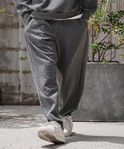 CAMBIO(カンビオ)の「mp15242- クローバー柄イージーパンツ(BP-BFA0129)(その他パンツ・メンズ・チャコール/ネイビー/ブラック・S/M/L)」の2枚目の写真