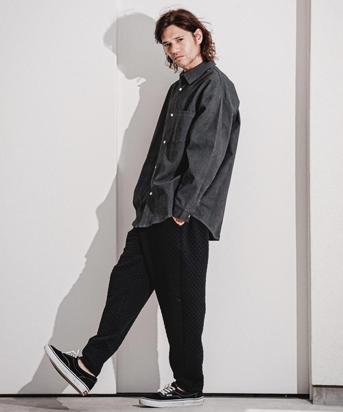 CAMBIO(カンビオ)の「mp15242- クローバー柄イージーパンツ(BP-BFA0129)(その他パンツ・メンズ・チャコール/ネイビー/ブラック・S/M/L)」の7枚目の写真