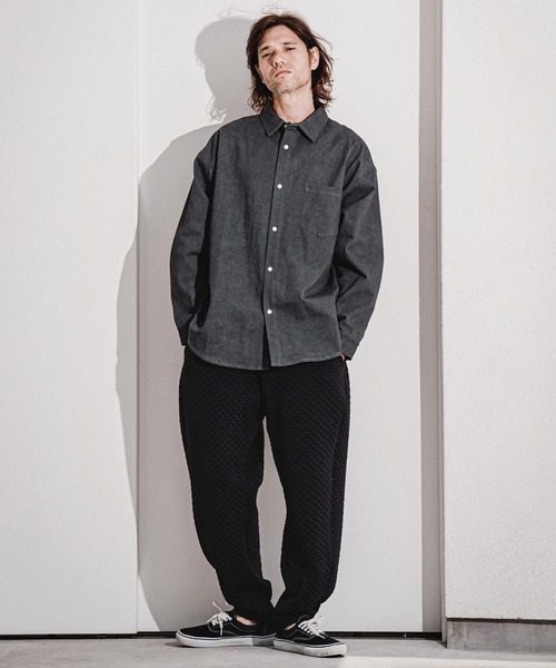 CAMBIO(カンビオ)の「mp15242- クローバー柄イージーパンツ(BP-BFA0129)(その他パンツ・メンズ・チャコール/ネイビー/ブラック・S/M/L)」の8枚目の写真