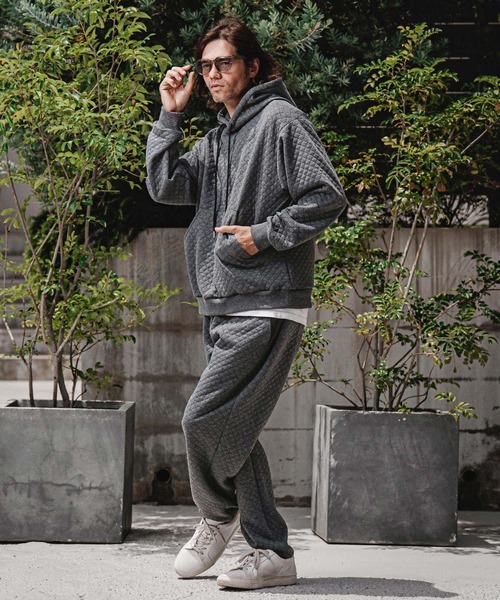 CAMBIO(カンビオ)の「mp15242- クローバー柄イージーパンツ(BP-BFA0129)(その他パンツ・メンズ・チャコール/ネイビー/ブラック・S/M/L)」の13枚目の写真
