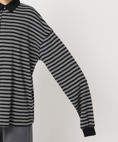 MILLER（ミラー）の「MILLER 別注 border shirt：カットソー（Tシャツ/カットソー・レディース・グリーン/ブラック・FREE）」の22枚目の写真
