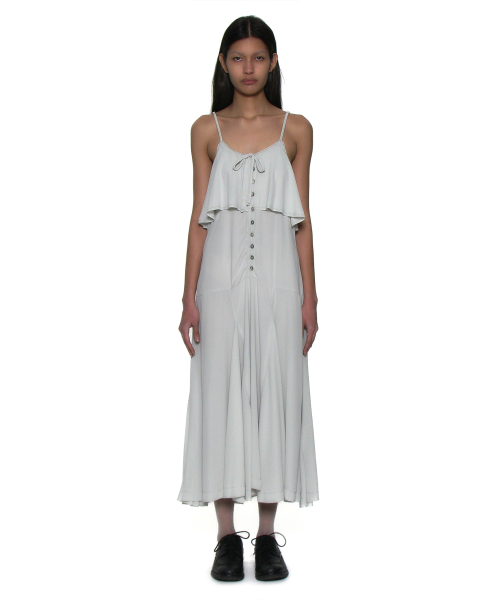 PARTIMENTO WOMEN(パルティメントウィメン)の「ラッフルレーストリムフレアスリップドレス_ミント(ワンピース・レディース・その他・SMALL/MEDIUM)」の2枚目の写真