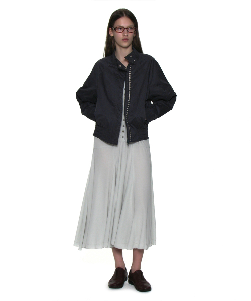 PARTIMENTO WOMEN(パルティメントウィメン)の「ラッフルレーストリムフレアスリップドレス_ミント(ワンピース・レディース・その他・SMALL/MEDIUM)」の8枚目の写真