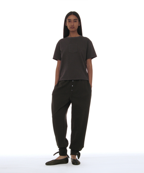 PARTIMENTO WOMEN（パルティメントウィメン）の「PWCタイアップヘムジャージトラウザー_ダークカーキ（その他パンツ・レディース・その他・SMALL/MEDIUM/LARGE）」の6枚目の写真