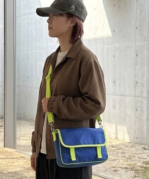 DEVICE(デバイス)の「サスティナブル ネオンライン ミニショルダー(ショルダーバッグ・レディース・グレー系その他/グリーン系その他/ブルー系その他・FREE)」の1枚目の写真