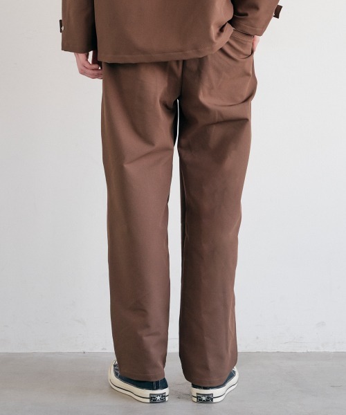 rehacer(レアセル)の「rehacer : Comfort Tuck Easy Slacks / コンフォート タック イージー スラックス(スラックス・メンズ・ブラック/ブラウン・MEDIUM/LARGE/SMALL)」の9枚目の写真