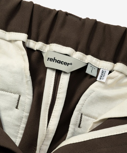 rehacer(レアセル)の「rehacer : Comfort Tuck Easy Slacks / コンフォート タック イージー スラックス(スラックス・メンズ・ブラック/ブラウン・MEDIUM/LARGE/SMALL)」の19枚目の写真