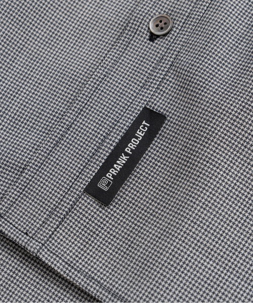 PRANK PROJECT(プランクプロジェクト)の「【2026Autumn Pre-Order】ピンチェックオーバーシャツ / Pin Check Overshirt(シャツ/ブラウス・レディース・グレー・FREE)」の10枚目の写真