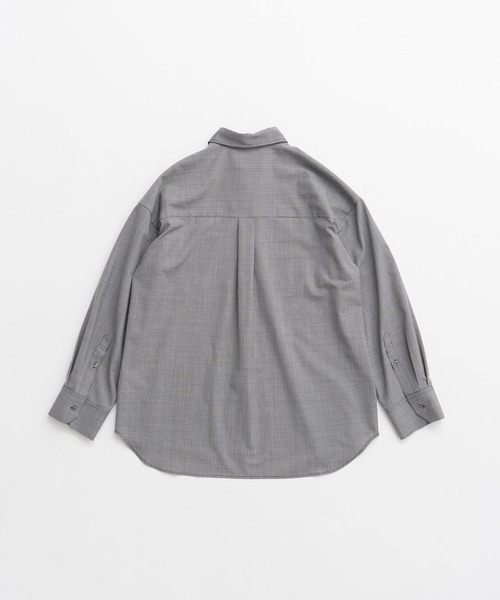 PRANK PROJECT(プランクプロジェクト)の「【2026Autumn Pre-Order】ピンチェックオーバーシャツ / Pin Check Overshirt(シャツ/ブラウス・レディース・グレー・FREE)」の8枚目の写真
