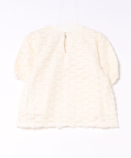 coca(coca)(コカ)の「【西山茉希様着用】チュール半袖ブラウス(シャツ/ブラウス・レディース・ブラック/アイボリー・L/M/S)」の21枚目の写真