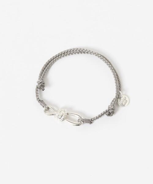 XOLO(ショロ)の「XOLO ROPE LINK SILK BRACELET(ブレスレット・メンズ・ブラック/バーガンディー/グレー/ネイビー・FREE)」の7枚目の写真