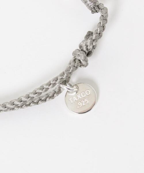 XOLO(ショロ)の「XOLO ROPE LINK SILK BRACELET(ブレスレット・メンズ・ブラック/バーガンディー/グレー/ネイビー・FREE)」の9枚目の写真