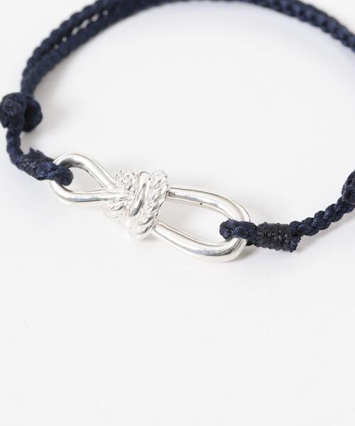 XOLO(ショロ)の「XOLO ROPE LINK SILK BRACELET(ブレスレット・メンズ・ブラック/バーガンディー/グレー/ネイビー・FREE)」の12枚目の写真