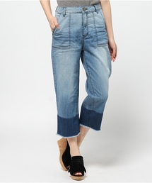 CAPRICIEUX LE'MAGE | バイカラーブリーチゆるデニム(デニムパンツ)