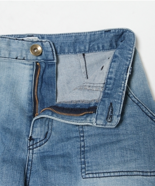 CAPRICIEUX LE'MAGE（カプリシューレマージュ）の「バイカラーブリーチゆるデニム（デニムパンツ・レディース・ブルー・38/36）」の9枚目の写真