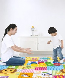 BAYBLO(�x�C�u��)��(RM)�v���C�}�b�g �܂肽���� �x�r�[�}�b�g ���o�[�V�u���y180×100cm�z(���O/�}�b�g)