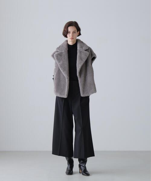 ADORE(アドーア)の「◆ストレッチウールギャバパンツ(その他パンツ・レディース・ブラック・38)」の4枚目の写真