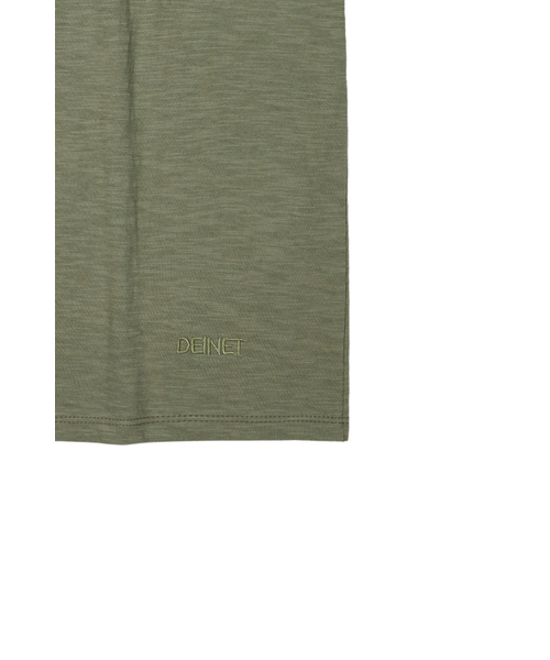 DEINET（ダイニット）の「DEINET ESSENTIAL SLUB T-SHIRTS IN KHAKI（Tシャツ/カットソー・レディース・その他・FREE）」の6枚目の写真