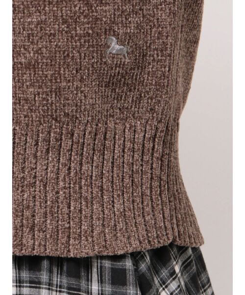 merry jenny(メリージェニー)の「horse embroidery knit(カーディガン/ボレロ・レディース・ライトブルー/ブラウン・FREE)」の18枚目の写真