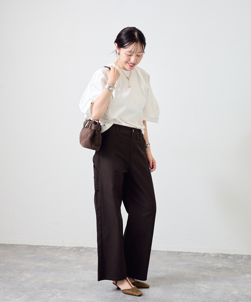 Mollini(モリーニ)の「MOLLINI /モリーニ BELT WIDE バッグ(トートバッグ・レディース・ブラウン/ブラック・FREE)」の22枚目の写真