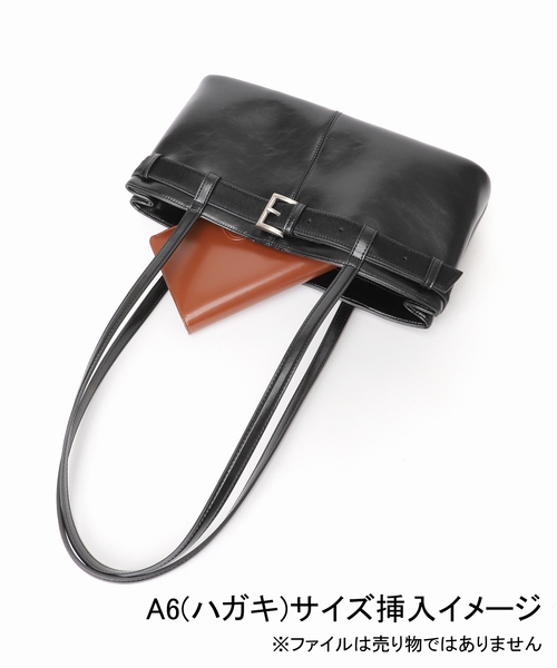 Mollini(モリーニ)の「MOLLINI /モリーニ BELT WIDE バッグ(トートバッグ・レディース・ブラウン/ブラック・FREE)」の12枚目の写真