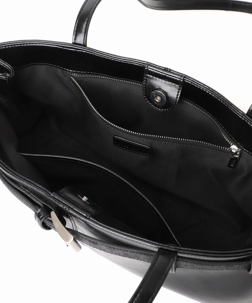 Mollini(モリーニ)の「MOLLINI /モリーニ BELT WIDE バッグ(トートバッグ・レディース・ブラウン/ブラック・FREE)」の10枚目の写真