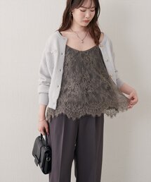 natural couture | リバーシブルレースキャミセットアップ(その他パンツ)