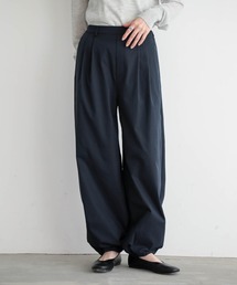 for c（フォーシー）の「[低身長 高身長向けサイズ有]バルーンシルエットタックパンツ【サスティナブル】（その他パンツ）」