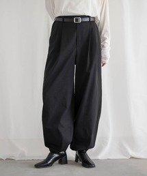 for c（フォーシー）の「[低身長 高身長向けサイズ有]バルーンシルエットタックパンツ【サスティナブル】（その他パンツ）」