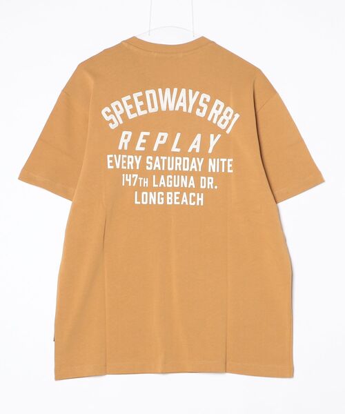REPLAY(リプレイ)の「レタリング リラックスTシャツ(Tシャツ/カットソー・メンズ・マスタード・SMALL/MEDIUM/LARGE/X-LARGE)」の2枚目の写真