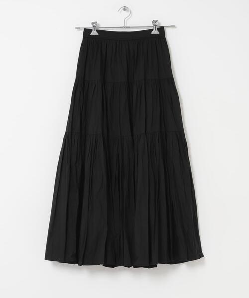 URBAN RESEARCH Sonny Label(アーバンリサーチサニーレーベル)の「コットンギャザーティアードスカート(スカート・レディース・ブラック/グレー系その他・FREE)」の13枚目の写真